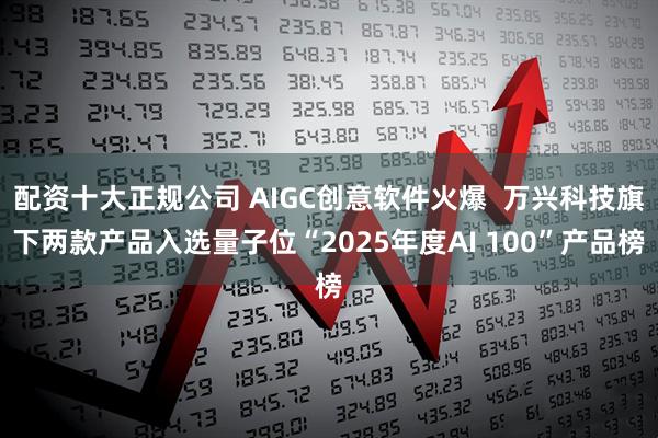 配资十大正规公司 AIGC创意软件火爆  万兴科技旗下两款产品入选量子位“2025年度AI 100”产品榜